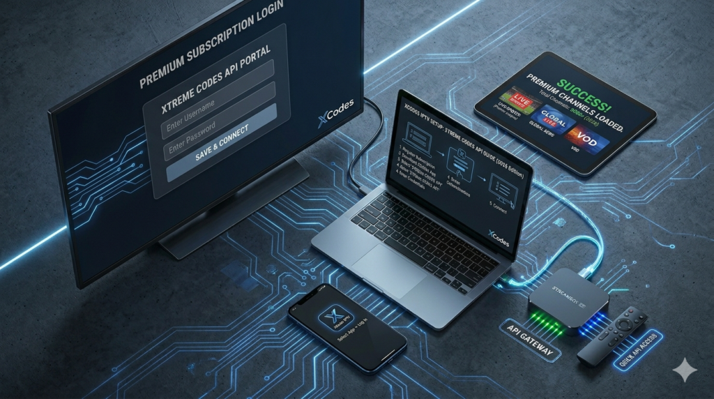 XCodes IPTV: 2026 Xtreme Codes API Setup Guide